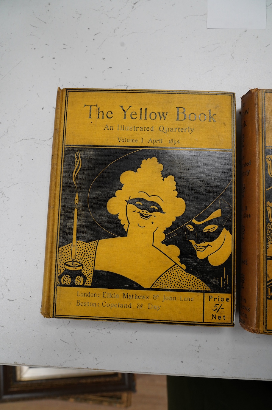 Four volumes of The Yellow Book; I, II, III and IV, pub. John Lane. Condition - fair, some wear and staining, damage to the spines and bindings loose